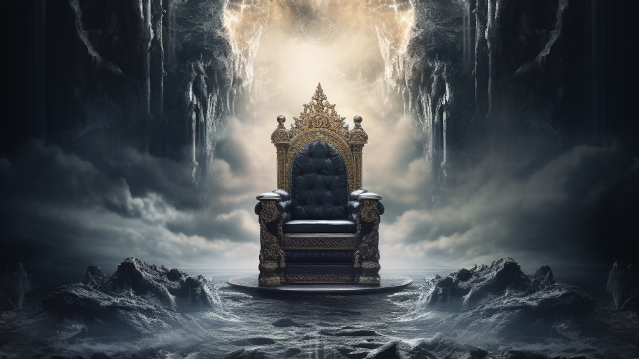 the empty throne of god