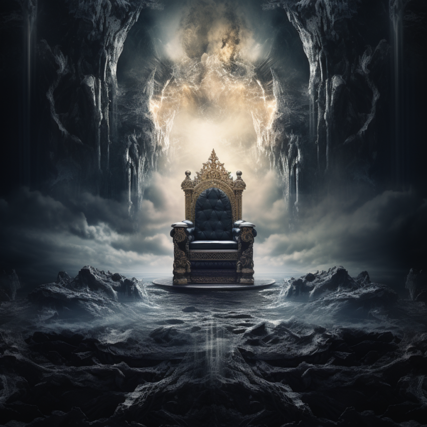 the empty throne of god